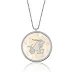 Gümüş Oğlak Burcu Kadın Kolye