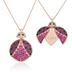 Gümüş İsimli Uğur Böceği Kolye