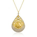 Gümüş Tuğra Kadın Kolye