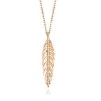 Gümüş Ceviz Yaprağı Kadın Kolye