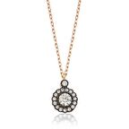 Gümüş Çiçek Kadın Kolye