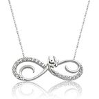 Gümüş Sonsuz Aşk Kadın Kolye