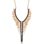 Gümüş Melek Kanadı Kadın Kolye