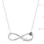 Gümüş Aşkım Sonsuzluk Kadın Kolye