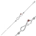 Gümüş Sonsuzluk Love Kadın Bileklik