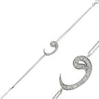 Gümüş Vav Kadın Bileklik