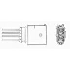 Vag Lambda Sensor ( Yeni Kod - 700mm ) Arka Passat A4 97>05 Alz - Ngk 97007