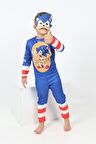 Baskılı Kirpi Sonic Kostümü - Sonic the Hedgehog Costum - Sonic Cosplay