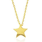 Yıldız 925 Ayar Gümüş Kadın  Kolye