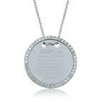 Ayetel Kursi Dualı 925 Ayar Gümüş Kolye