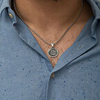 Süleyman Mührü 925 Ayar Gümüş Kolye