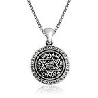 Süleyman Mührü 925 Ayar Gümüş Kolye