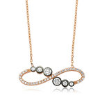 Sonsuzluk 925 Ayar Gümüş Kolye