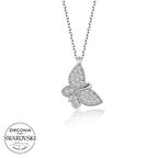 Kelebek 925 Ayar Gümüş Kolye