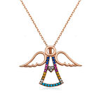 Rose Melek Kanadı 925 Ayar Gümüş Kolye