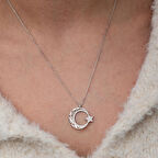 Ay Yıldız 925 Ayar Gümüş Kadın Kolye