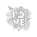 Artdeco Tabiat 30x40 cm Aşk Desenli Tuval LV-Y-100-P30.10