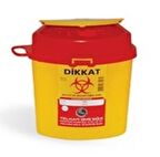 Tıbbi Atık Kutusu 1,3 lt Köşeli 10 Adet Ücretsiz Kargo