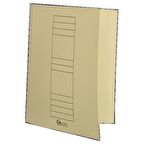 Bafix Tam Kapak Dosya Karton Sarı