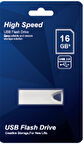 Elba 16GB Metal 2.0 USB Flash Bellek