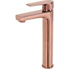 Creavit SR6500C Sharp Uzun Lavabo Bataryası - Rose Gold