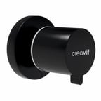 Creavit Aç Kapa Ara Kesme Valfi (G 1/2") Mat Siyah AC50L