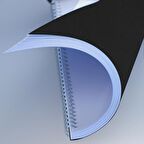 SARFF KARTON KAPAK DESENLİ SİYAH 100AD