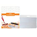 SARFF 7.5x9.5cm BEYAZ KART POŞETLERİ BLİSTER - 10ADET