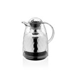 1 LT Prizma Şeffaf Düz Kapaklı Termos