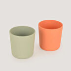 Let's Be Child LC  Mini Bardak 2'li Sage Green - Peach