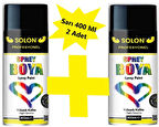 2 Adet Sprey Boya Sarı 400 Ml.