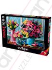 Anatolian 1000 Parçalık Puzzle - Rengarenk Buketler 1130