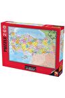 Anatolian 260 Parça XL Puzzle - Türkiye Siyasi Haritası 3269
