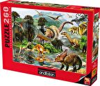 Anatolian 260 Parça XL Puzzle - Dinozorlar Vadisi II 3288