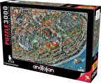 Anatolian 3000 Parçalık Puzzle - Fractal İstanbul 4913