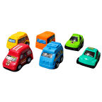 Birlik Oyuncak Kartelalı 6'lı Mini Çek Bırak Arabalar Seti