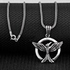 Anka Kuşu 925 Ayar Gümüş Kolye