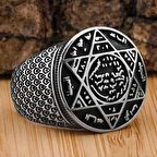 Mührü Süleyman 925 Ayar Gümüş Yüzük