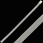 Şık Tasarımlı Unisex 925 Ayar Gümüş Hasır Bileklik