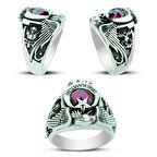 925 Ayar Gümüş Deniz Kuvvetleri Kartal Başlı Pençeli Yüzük