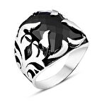 925 Ayar Gümüş Zirkon Taşlı Şövalye Model Yüzük