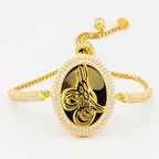 925 Ayar Gümüş Osmanlı Tuğrası Asansörlü Bileklik