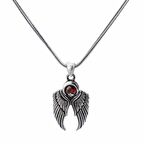 925 Ayar Gümüş Kartal Kanadı Gümüş Kolye