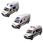 Sesli Işıklı Çek Bırak Polis Set - FY5058SABC-12D