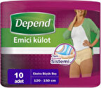 Depend Emici Külot Lohusa Pedi  XL - Extra Büyük - Extra Large Kadın (10 Adet) Tekli Pk