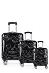 ÇÇS 5217 KURU KAFA POLİKARBON 3 LÜ VALİZ SETİ