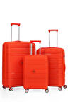 ÇÇS 5247 Polipropilen 3 Lü Valiz Seti