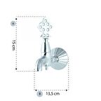 FKN İkili Lüx Krom Osmanlı Musluk