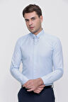 GK 629 Mavi Klasik Gömlek