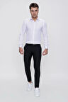 P 1086 Slim Fit Siyah Spor Pantolon